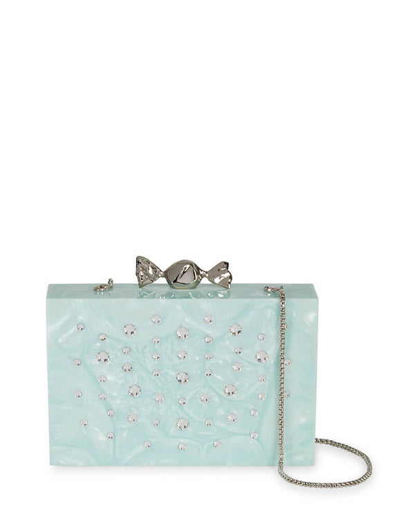 L'alingi London Tutsi Pearl Luxury Clutch with Swarovski Stones