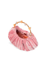 L'alingi London Pouch Pink Velvet Luxury Clutch